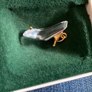 Vintage NIOB Swarovski High Heel Shoe Pendant.